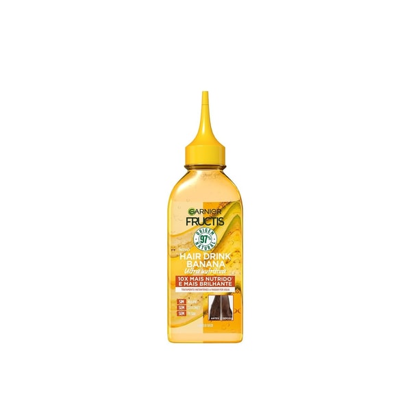 Garnier Fructis Cabelo Drink Banana Ultra Nutritivo Instant Lamellar Tratamento 200ml