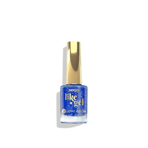 INOCOS Like Gel 2 Long Color Nail Polish 150 Jazz Glitter 11ml (0.37floz)