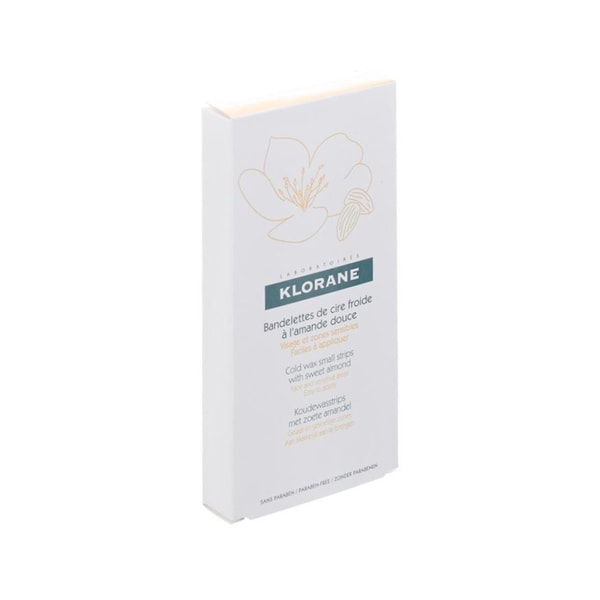 Klorane Hair Removal Cold Wax Strips Face & Sensitive Zones x6