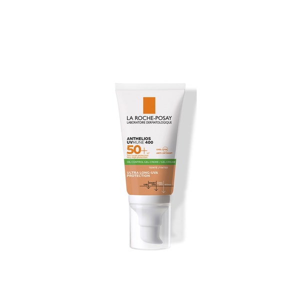 La Roche-Posay Anthelios UVMune 400 Oil Control Tinted Gel-Cream Sunscreen SPF50+ 50ml (1.7 fl oz)
