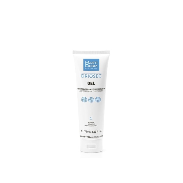 Martiderm Driosec Gel Antiperspirant/Deodorant Hands & Feet 75ml (2.54fl oz)