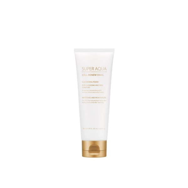 Missha Super Aqua Cell Renew Snail Cleansing Foam 100ml