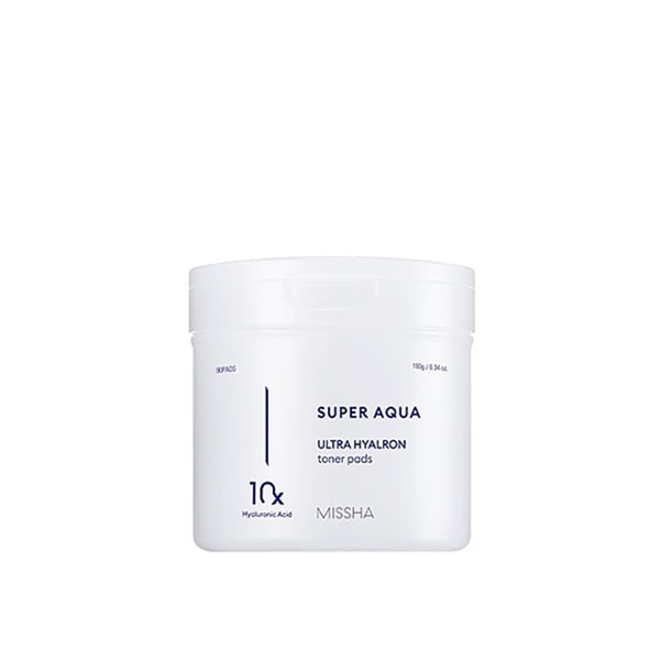 Missha Super Aqua Ultra Hyalron Toner Pads x90
