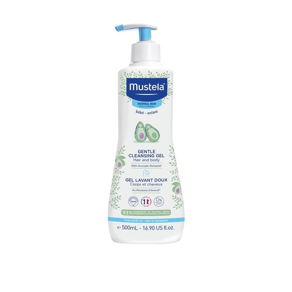 Mustela Baby Gentle Cleansing Gel Hair&Body 500ml (16.91fl oz)