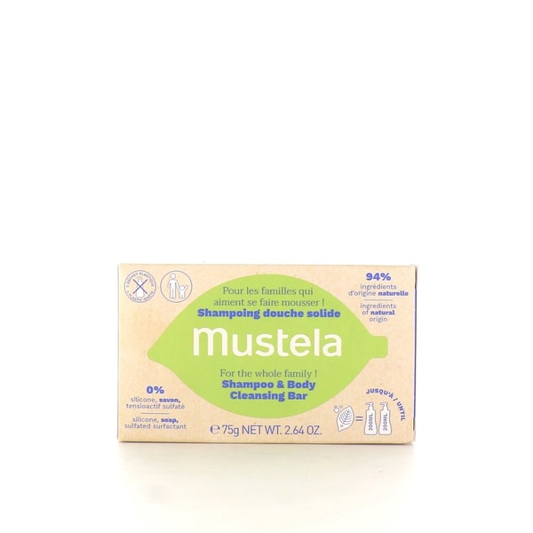 Mustela BIO Pain Nettoyant Cheveux & Corps Bio 75g (2.64 oz)