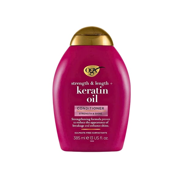 OGX Strength & Length + Keratin Oil Conditioner 385ml (13 fl oz)