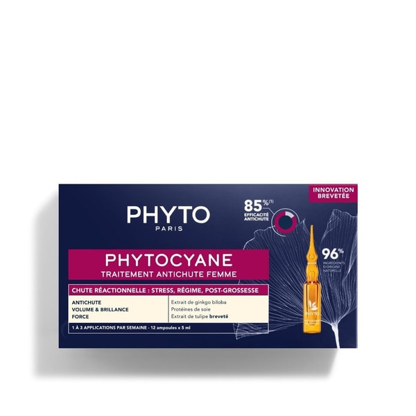 Phytocyane Reactive Hair Loss Treatment for Women 12x5ml (0.17 fl oz)