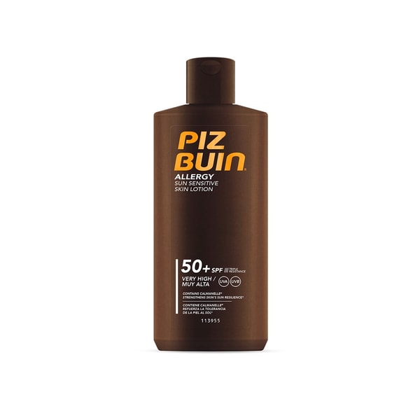 Piz Buin Allergy Sun Sensitive Skin Sunscreen Lotion SPF50+ 200ml (6.76fl oz)