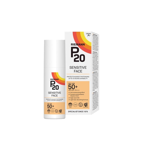 Riemann P20 Sensitive Face Sunscreen SPF50+ 50g