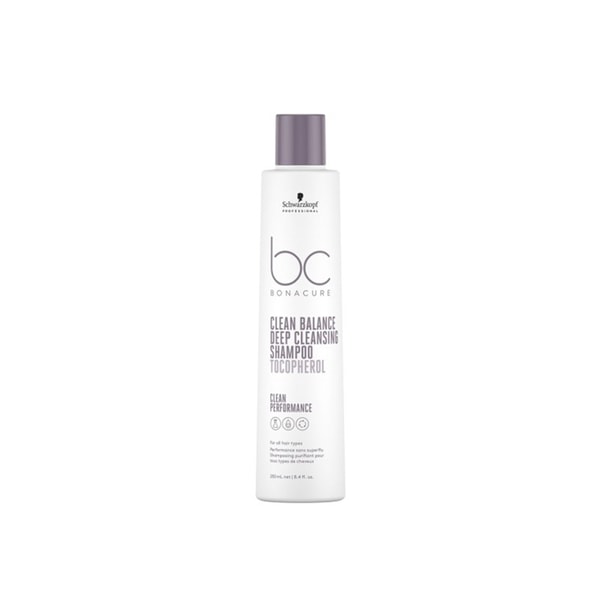 Schwarzkopf BC Clean Balance Deep Cleansing Tocopherol Shampoo 250ml (8.45fl oz)