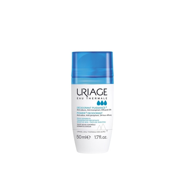 Uriage Power3 Deodorant Roll-On Excess Perspiration 50ml