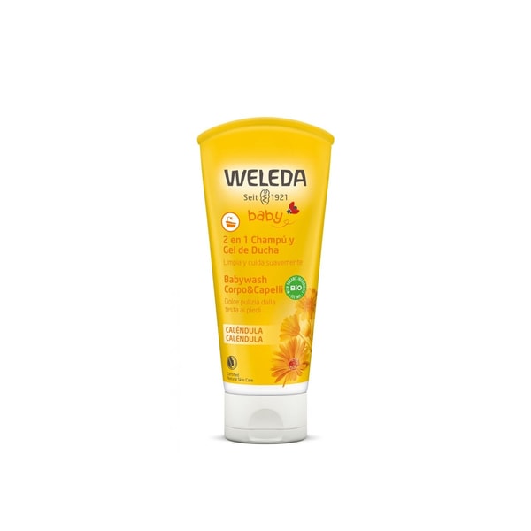 Weleda Calendula Baby Shampoo & Body Wash 200ml (6.76fl oz)