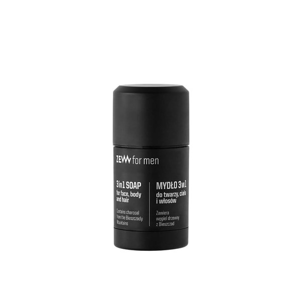 Zew For Men 3-In-1 Soap for Face, Body and Hair 85ml (2.87floz)