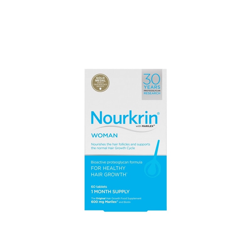Nourkrin Woman Hair Growth Tablets Anti-Hair Loss x60