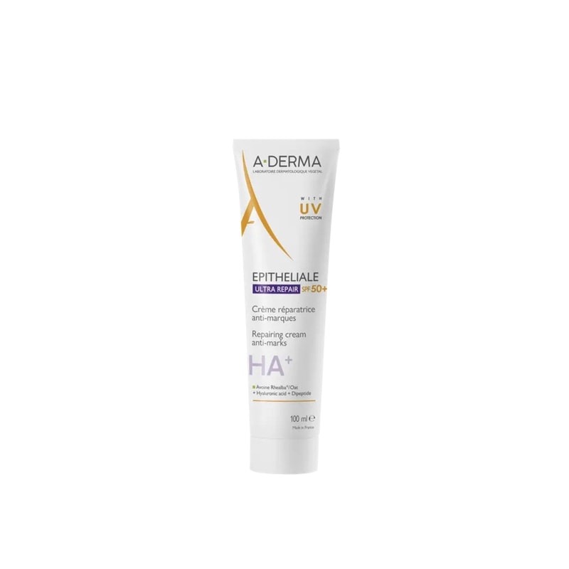 A-Derma Epitheliale Ultra Repair HA+ Anti-Marks Repairing Cream SPF50+ 100ml (3.38floz)