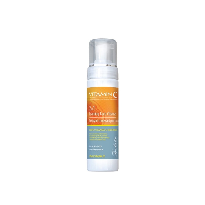 Arganicare Frulatte Vitamin C 2-In-1 Foaming Face Cleanser 225ml (7.5floz)