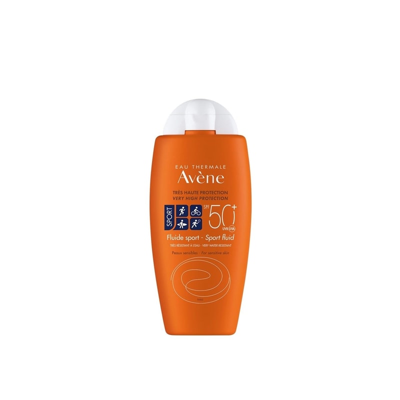Avène Sun Very High Protection Sport Fluid Sunscreen SPF50+ 100ml (3.38floz)