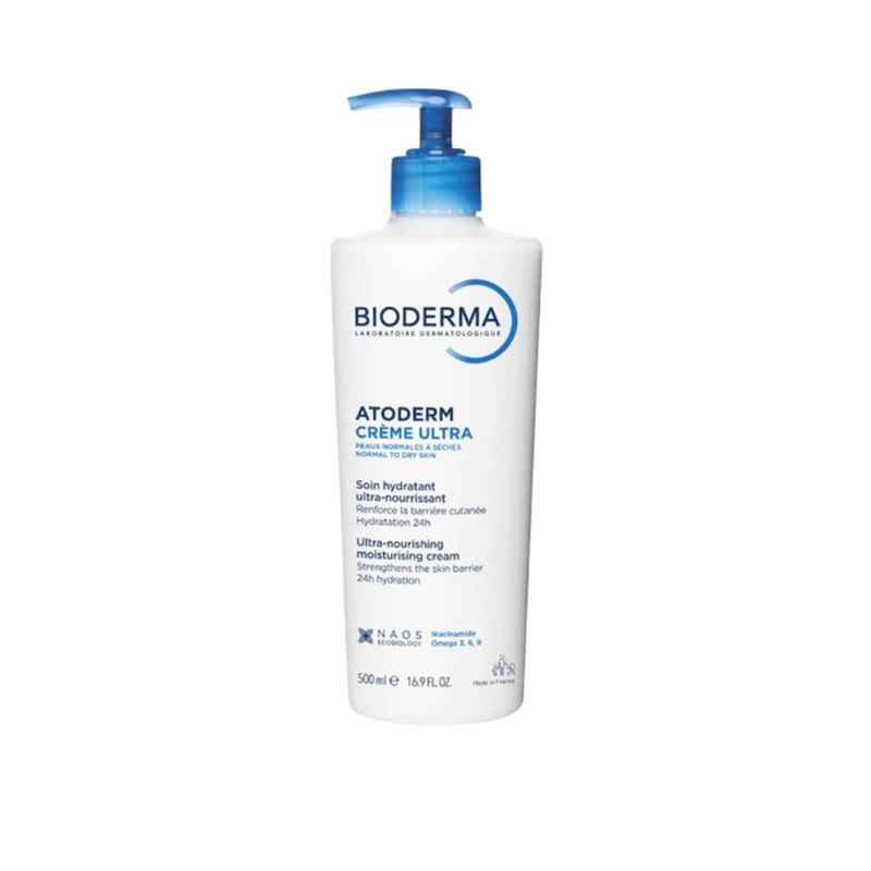 Bioderma Atoderm Crème Ultra-Nourishing Moisturizing Cream 500ml (16.9floz)