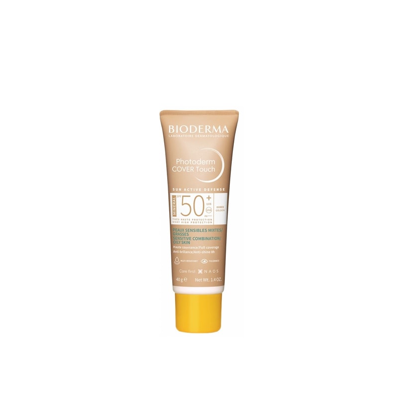 Bioderma Photoderm Cover Touch Mineral SPF50+ Golden Sunscreen 40g (1.41oz)