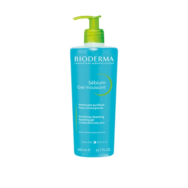 Bioderma Sébium Gel Moussant Purifying Cleansing Foaming Gel 500ml (16.91floz)