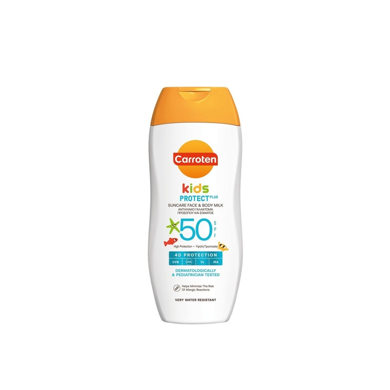 Carroten Kids Protect Plus Face & Body Milk SPF50 200ml (6.7floz)