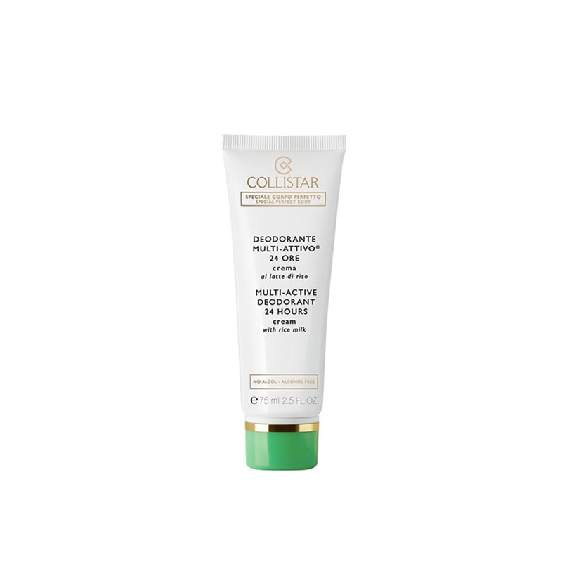 Collistar Body Multi-Active Deodorant 24h Cream with Rice Milk 75ml (2.54floz)
