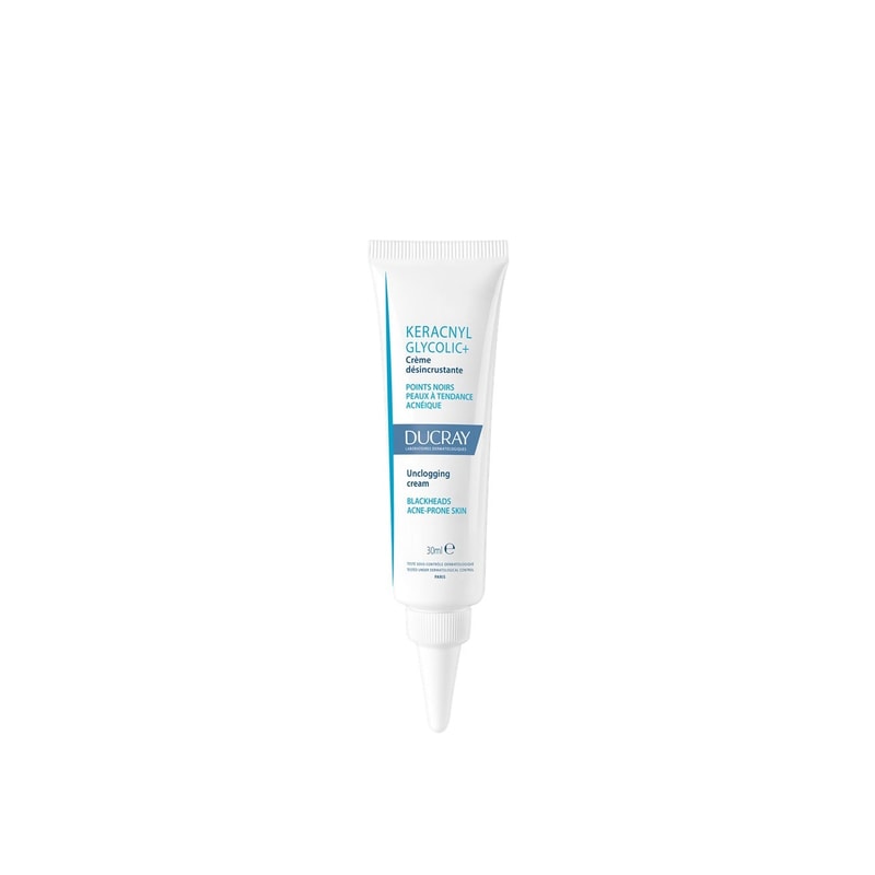Ducray Keracnyl Glycolic+ Porenklärende Creme 30ml (1.01floz)