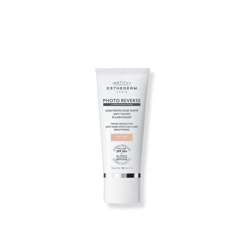 Esthederm Sun Photo Reverse Tinted Protective Anti-Dark Spots Face Care Light Beige SPF50+ 50ml (1.6floz)