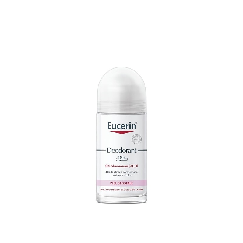 Eucerin Deodorant Sensitive Skin 48h 0% Aluminium Roll-On 50ml (1.69floz)