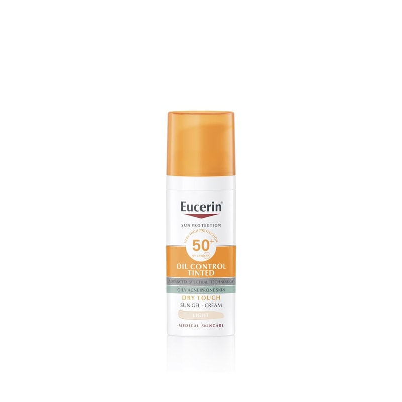 Eucerin Sun Oil Control Tinted Gel-Cream Dry Touch Sunscreen SPF50+