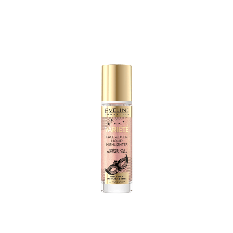 Eveline Cosmetics Variété Face & Body Liquid Highlighter 02 Rose Gold 30ml (1.06floz)