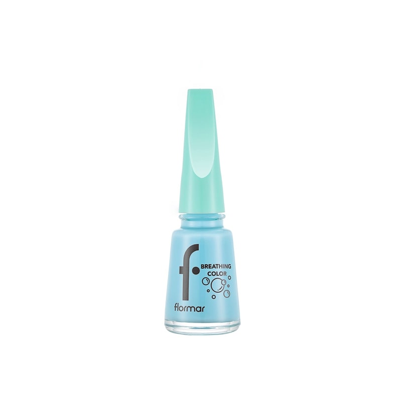 Flormar Breathing Color Nail Enamel 014 Pretty Blue 11ml (0.37floz)