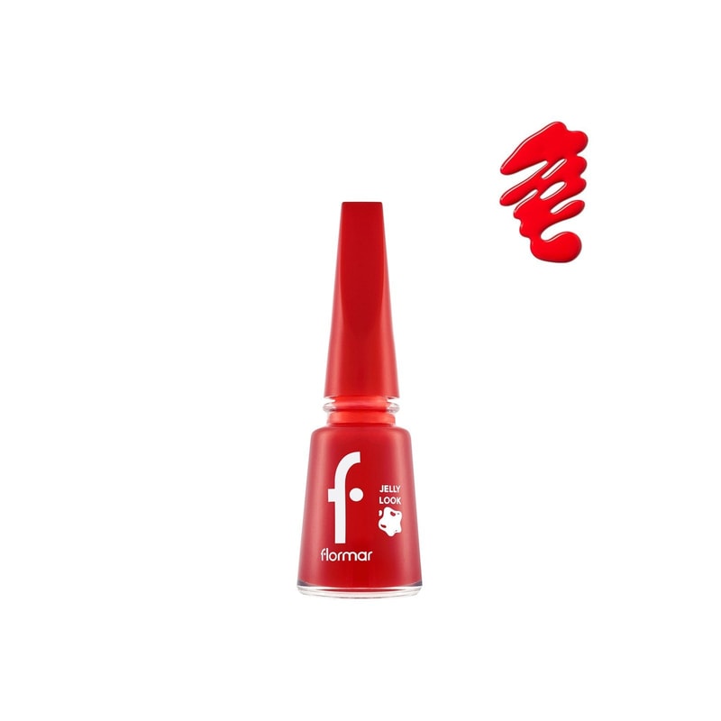 Flormar Jelly Look Nail Enamel 04 Scarlet 11ml (0.37floz)