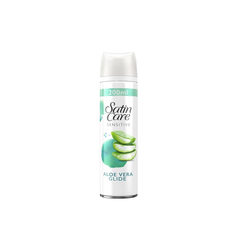 Gillette Venus Satin Care Sensitive Skin Aloe Vera Shave Gel 200ml