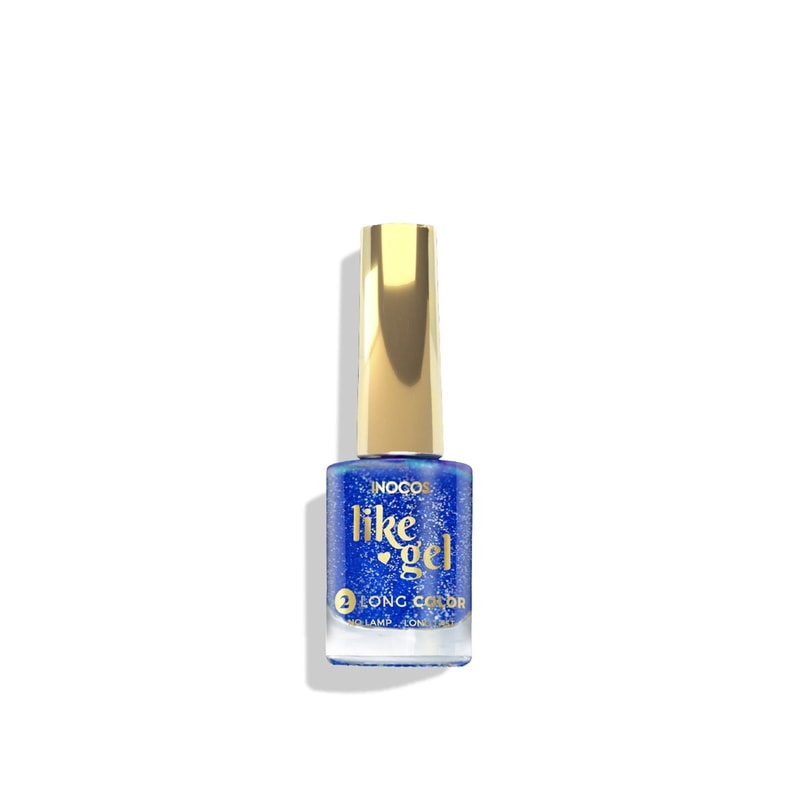 INOCOS Like Gel 2 Long Color Nail Polish 150 Jazz Glitter 11ml (0.37floz)