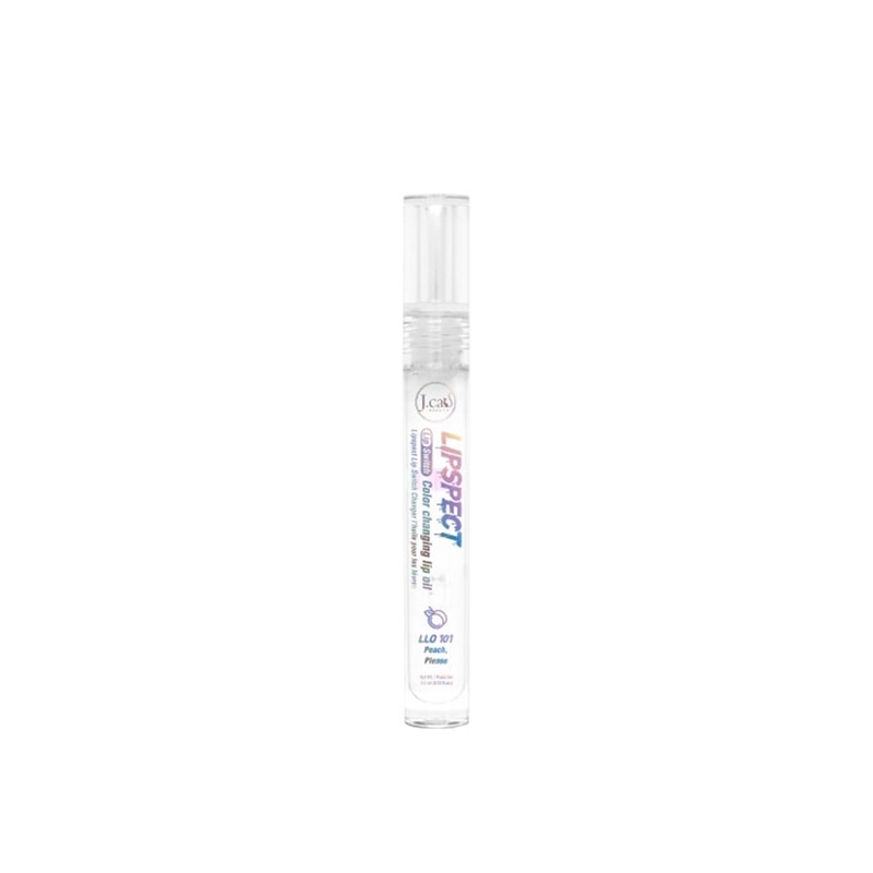 J.Cat Lipspect Lip Switch Color Changing Lip Oil 101 Peach, Please 3ml (0.1floz)