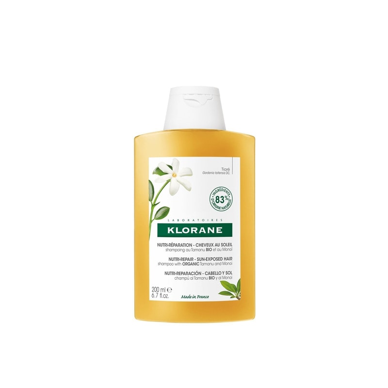 Klorane Sun Radiance Nourishing Shampoo with Tamanu and Monoi 200ml (6.76floz)
