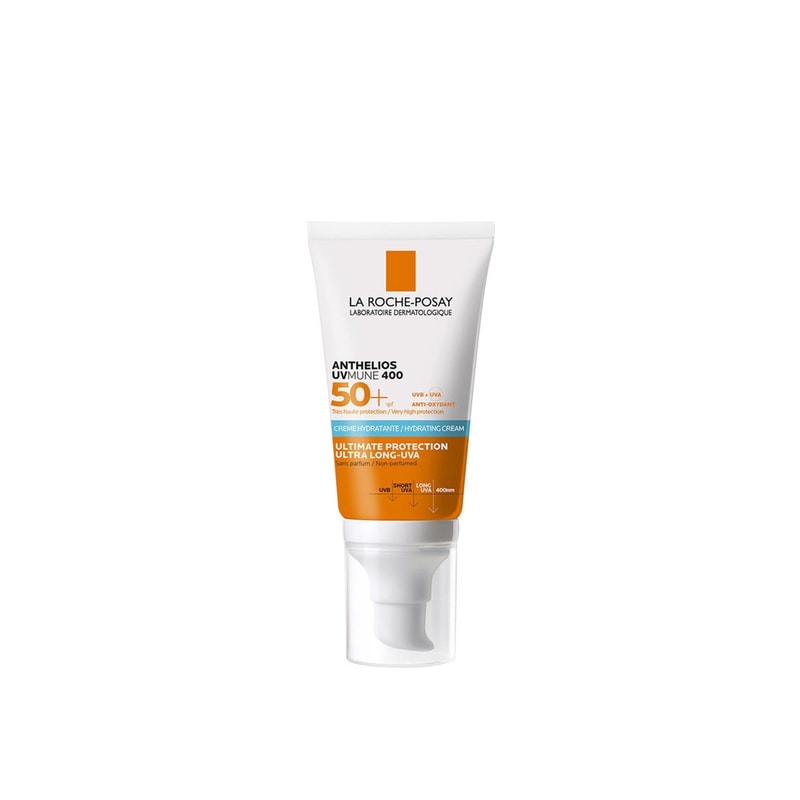 La Roche-Posay Anthelios UVMune 400 Hydrating Cream Fragrance-Free Sunscreen SPF50+ 50ml (1.69fl oz)