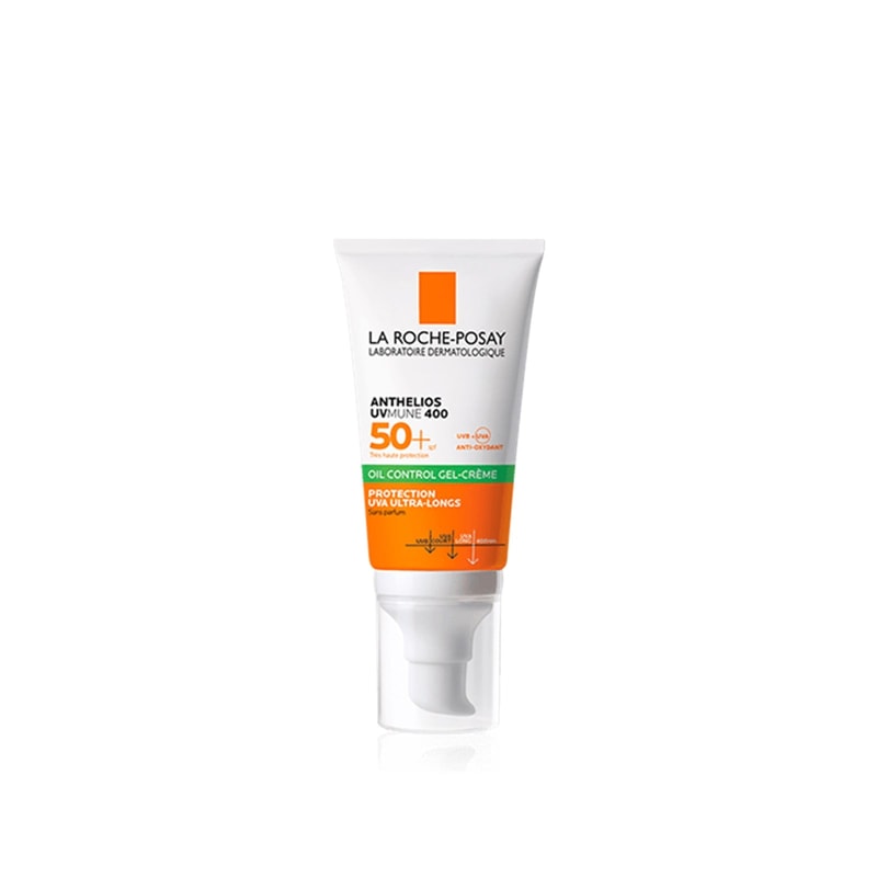 La Roche-Posay Anthelios UVMune 400 Oil Control Gel-Cream Non-Perfumed Sunscreen SPF50+ 50ml (1.7 fl oz)