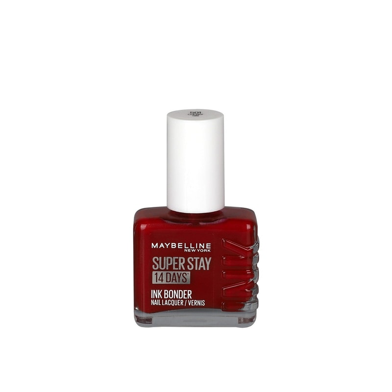 Maybelline Super Stay 14 Days Ink Bonder Nail Polish 501 Cherry Sin 12ml (0.40floz)
