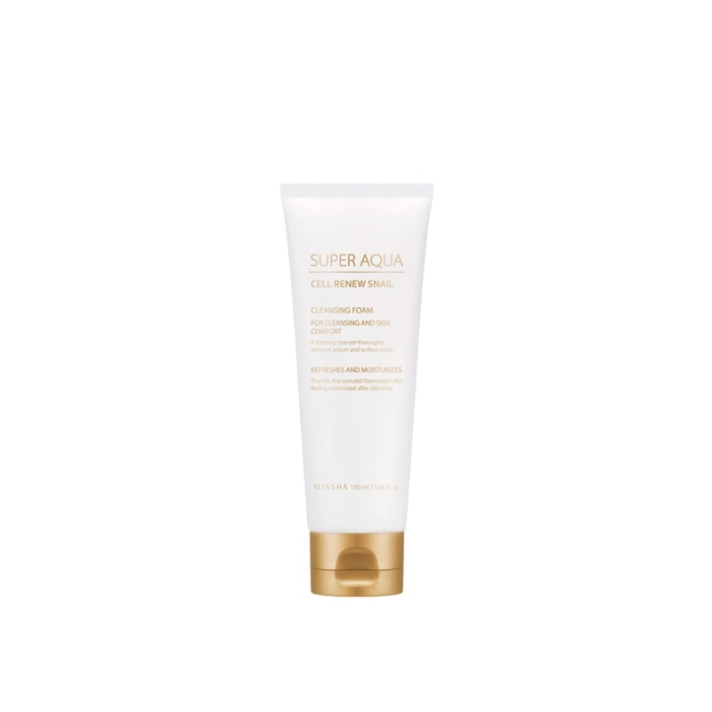 Missha Super Aqua Cell Renew Snail Cleansing Foam 100ml (3.38fl oz)