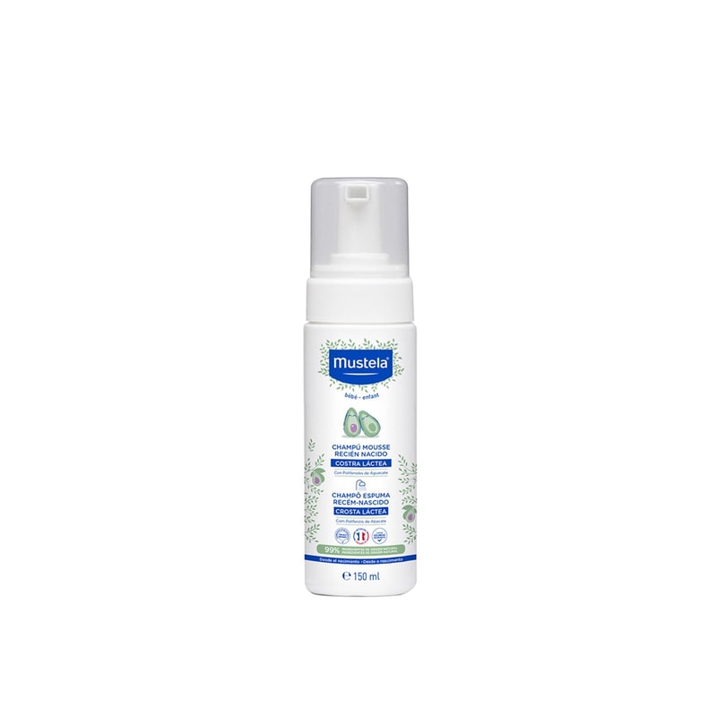 Mustela Baby Foam Shampoo Newborns Cradle Cap 150ml (5.07fl oz)