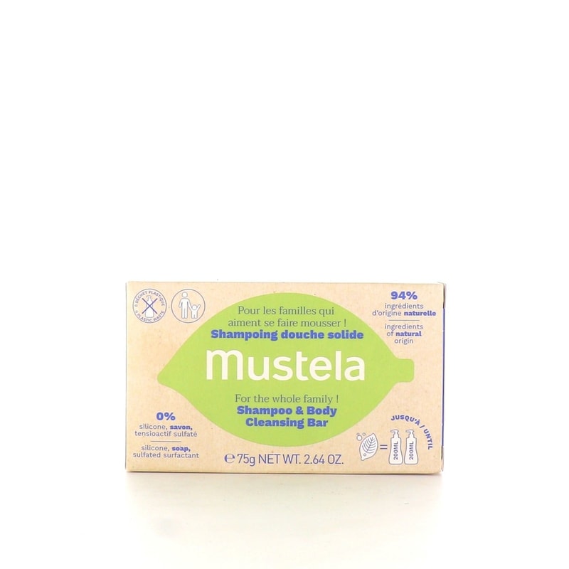 Mustela BIO Bio-Shampoo & Reinigungsstück für den Körper 75g (2.64 oz)