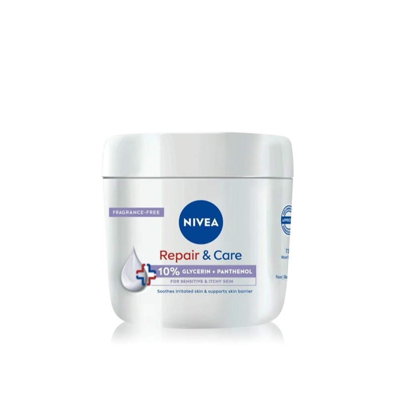 Nivea Repair & Care Fragrance-Free Body Cream 400ml (13.52floz)