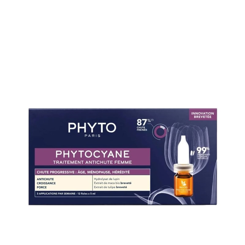 Phytocyane Progressive Hair Loss Treatment for Women 12x5ml (12x 0.17floz)