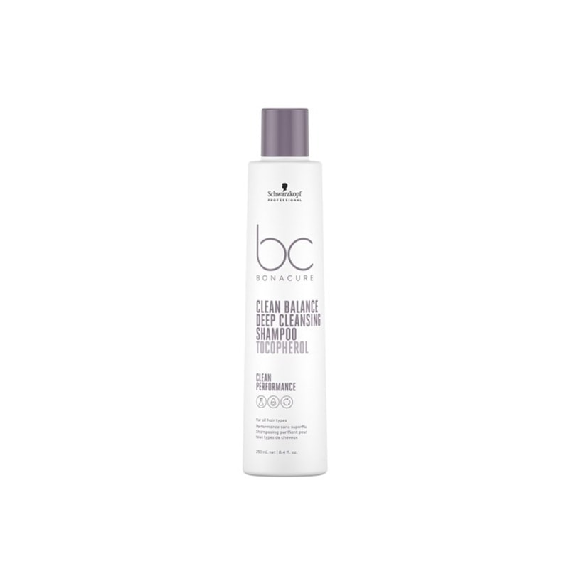 Schwarzkopf BC Clean Balance Deep Cleansing Tocopherol Shampoo 250ml (8.45fl oz)