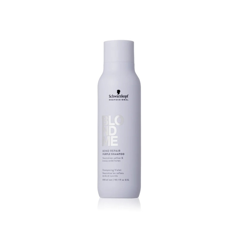 Schwarzkopf BLONDME Bond Repair Purple Shampoo 300ml (10.1floz)