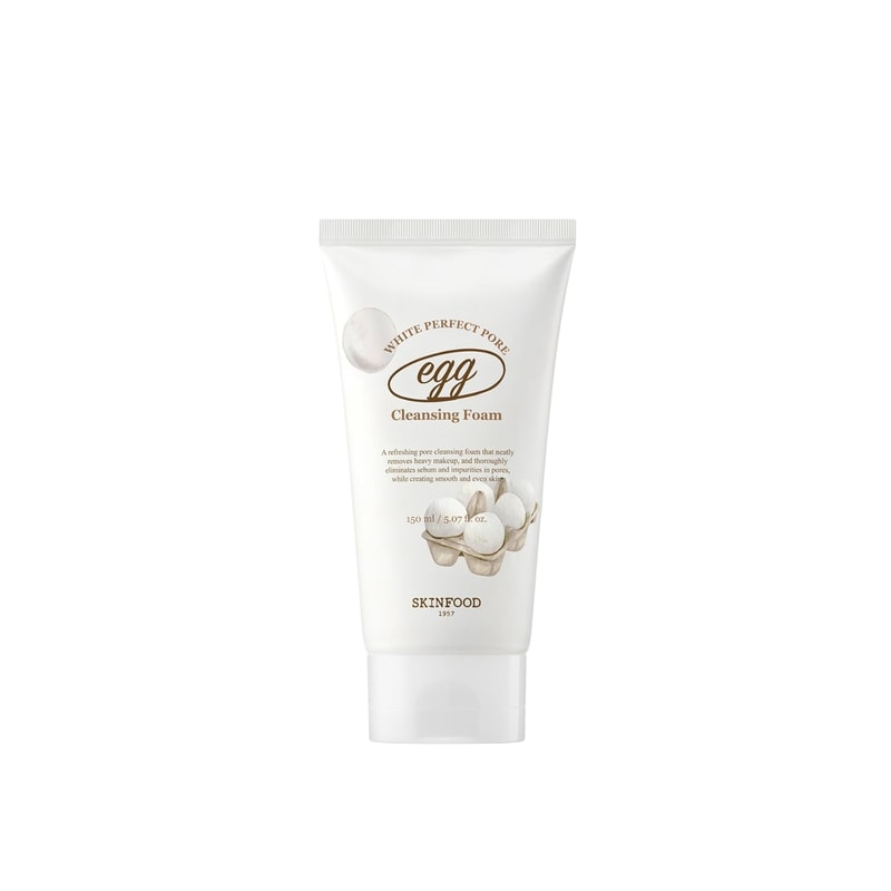 SKINFOOD Egg White Perfect Pore Cleansing Foam 150ml (5.07 fl oz)