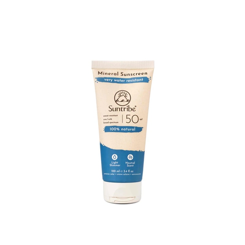 Suntribe Natural Mineral Sunscreen SPF50 100ml (3.4floz)