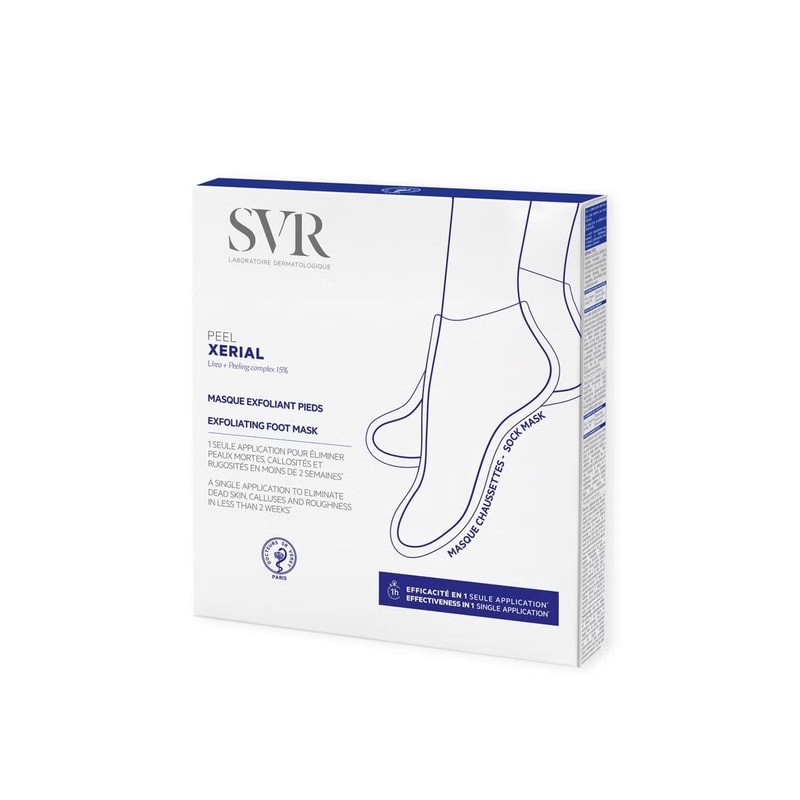 SVR Xérial Peel Máscara Esfoliante para os Pés x1 Par